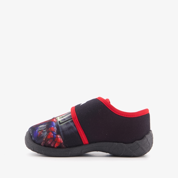 Spiderman kinder pantoffels zwart/rood