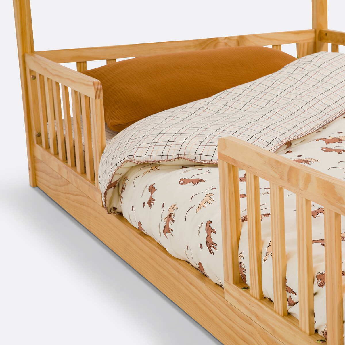 LA REDOUTE INTERIEURS<br>Cama infantil em pinho maciço, Spidou