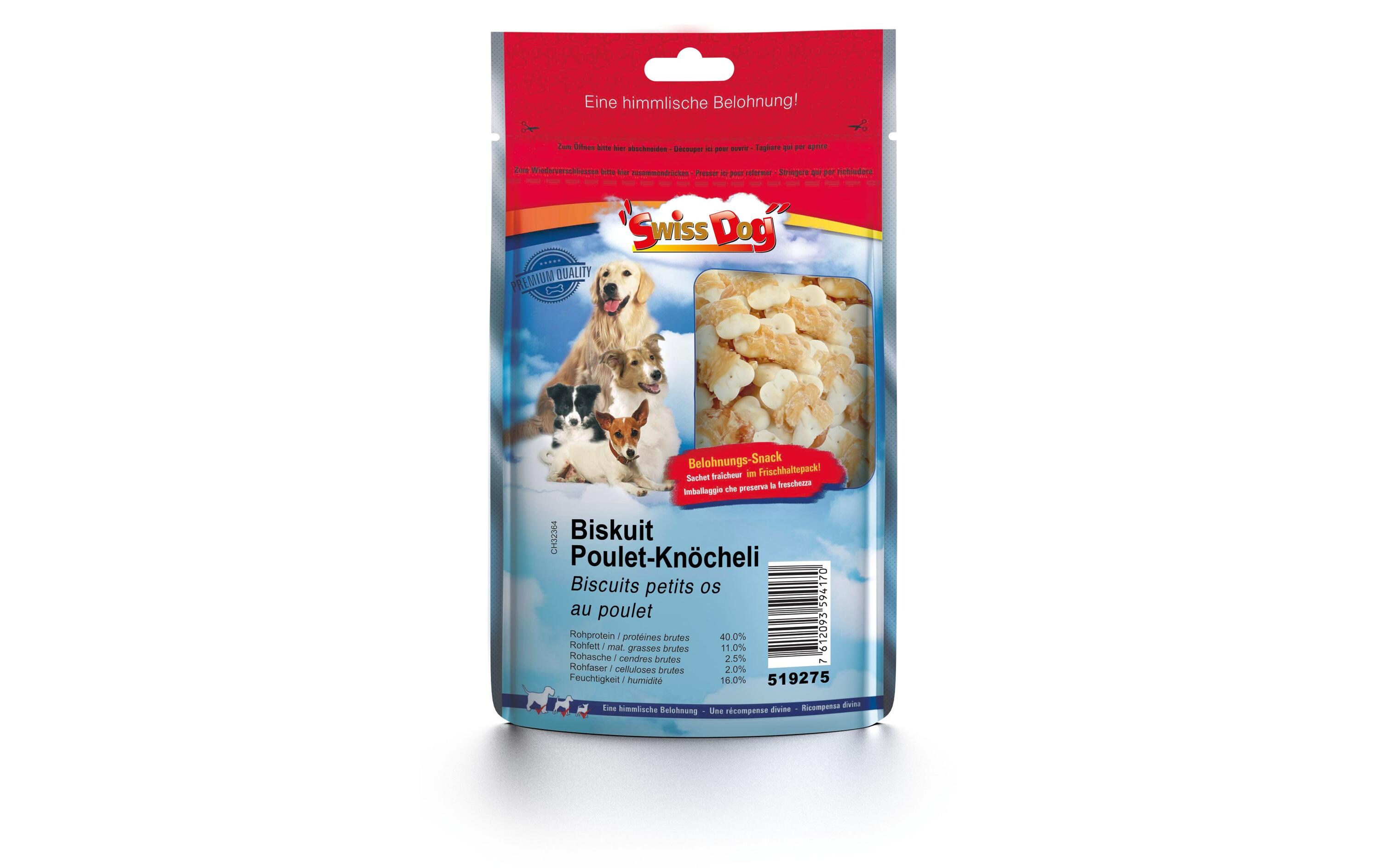 Kausnack Biskuit Poulet Knöcheli 80 gHundebelohnung für zwischendurch