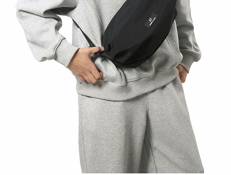 SUNMAN - Effen crossbodytas met gesp