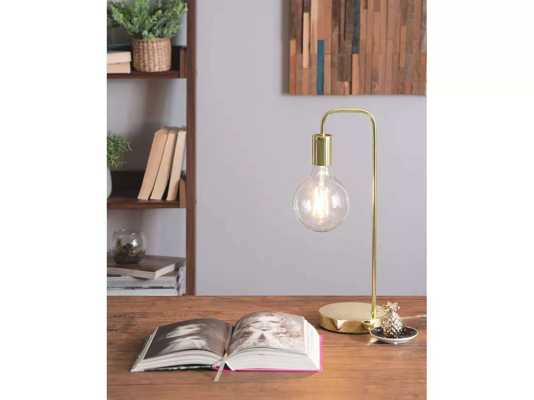 Lampe de bureau SAVENA Métal Doré