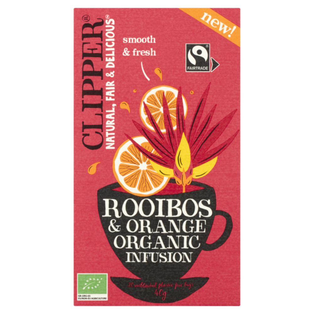 Clipper Thee Rooibos Orange20 stuks
