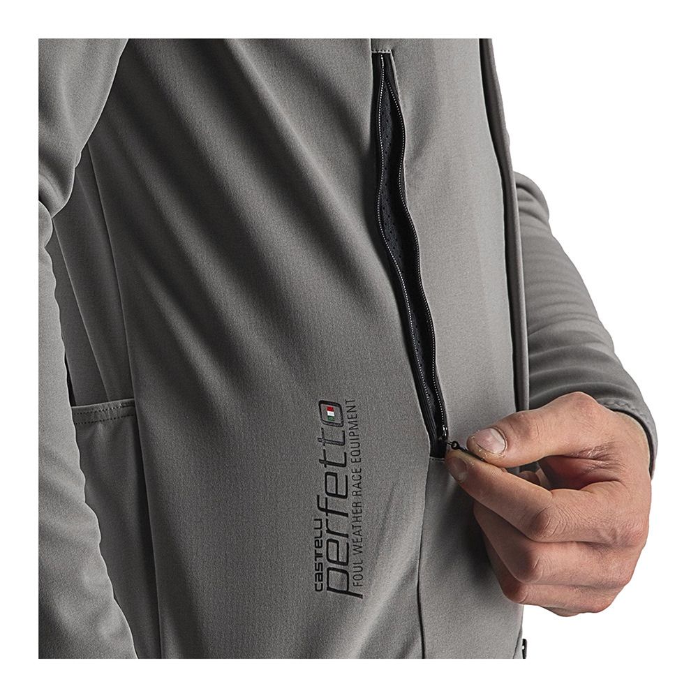 Castelli PERFETTO - Veste Homme nickel gray/travertine gray