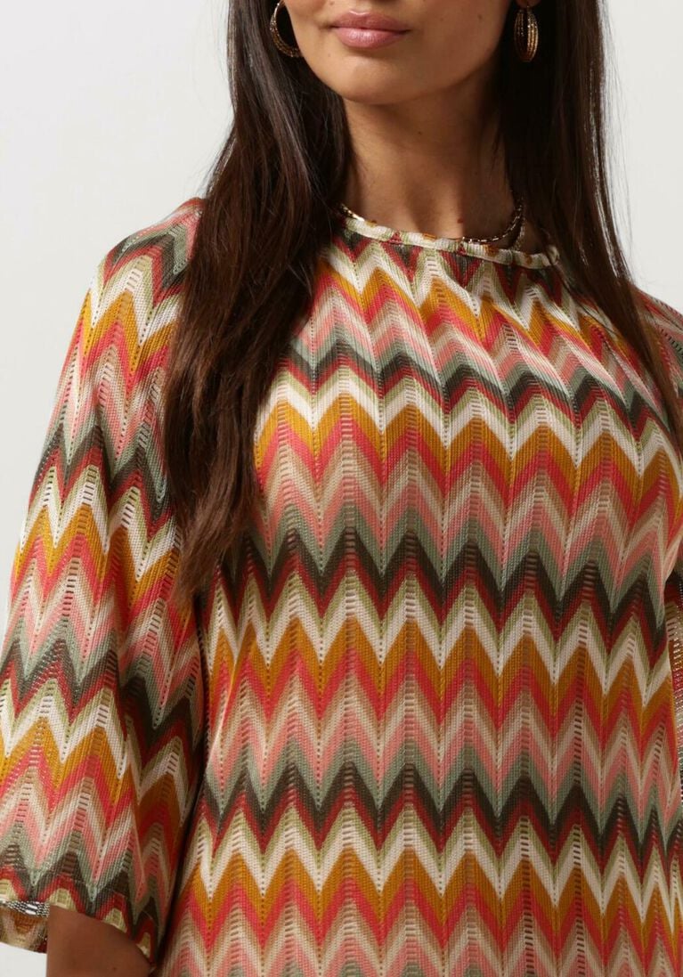 ANA ALCAZAR oranje ana alcazar mini jurk tunic dress
