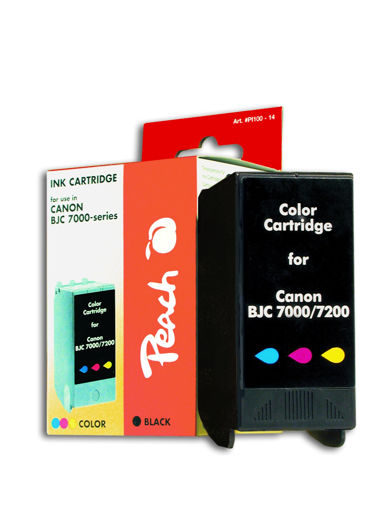 Peach C61 C Druckerpatrone col ersetzt Canon BCI-61C für z.B. Canon BJC 7000, Canon BJC 7004, Canon BJC 7100