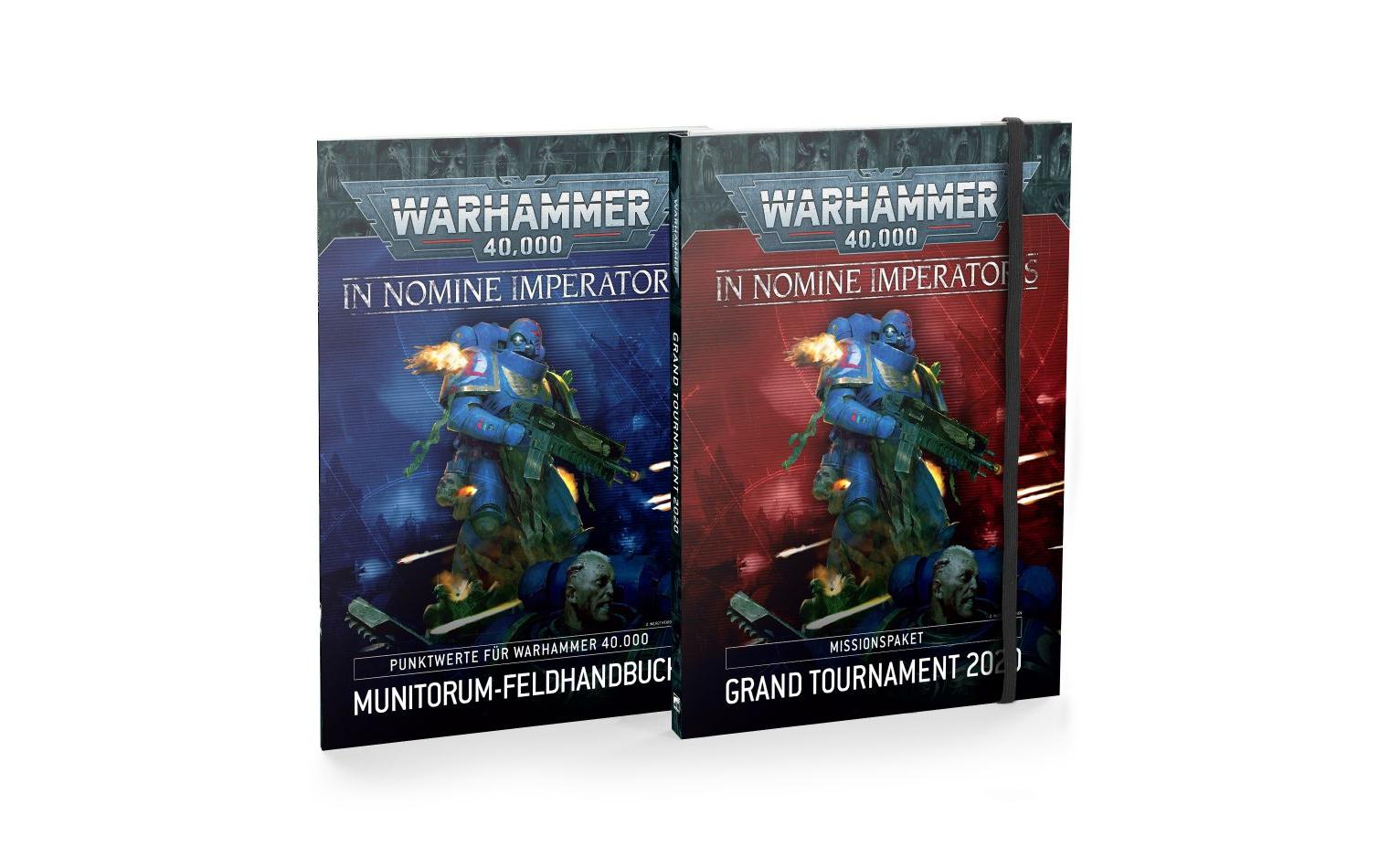 Buch In Nomine ImperatorisGrand Tournament 2020 und Munitorum-Feldhandbuch