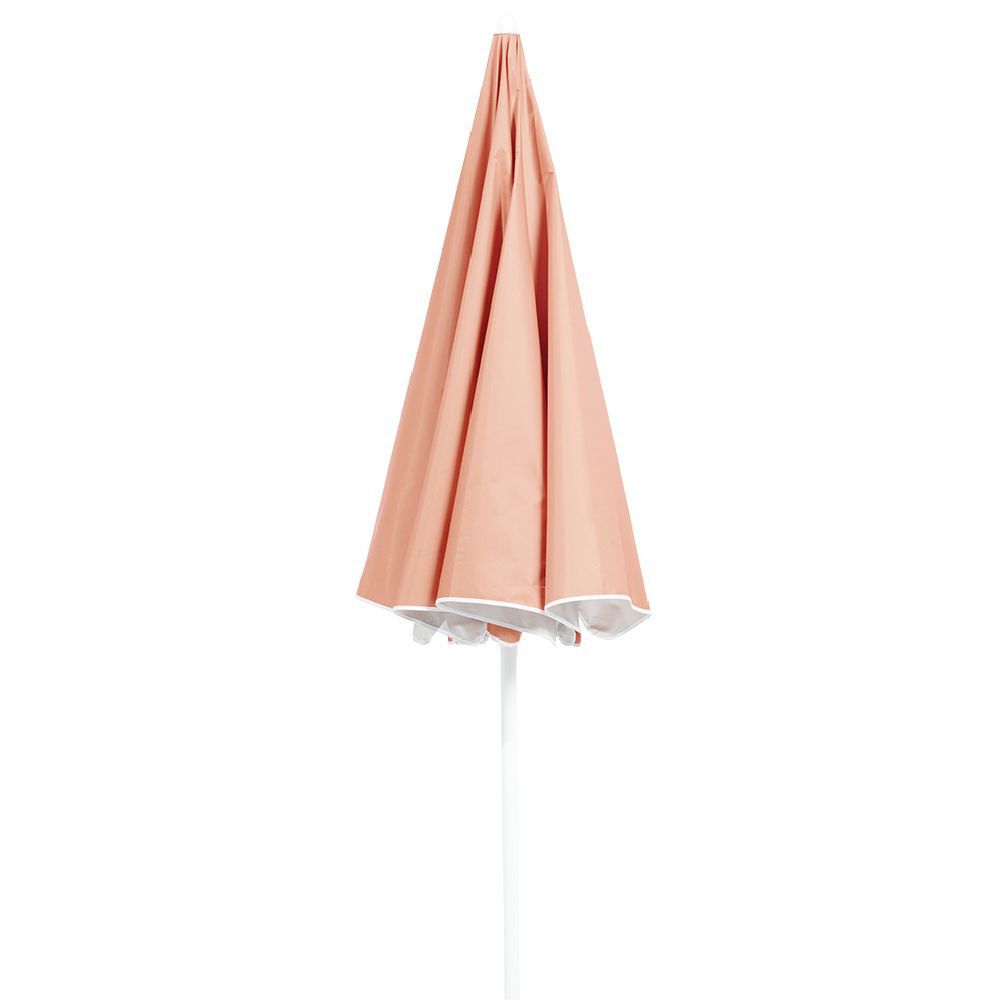 Parasol de plage orange corail UV UPF50+ Ø200xH209cm