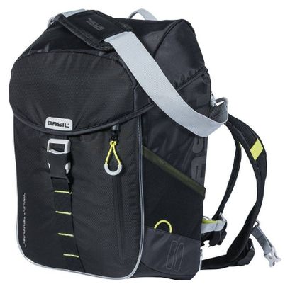 Sac à dos avec bande LED Basil Miles Nordlicht 17 litres noir
