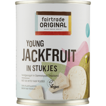 Fairtrade Original Young Jackfruit in Stukjes 550 g