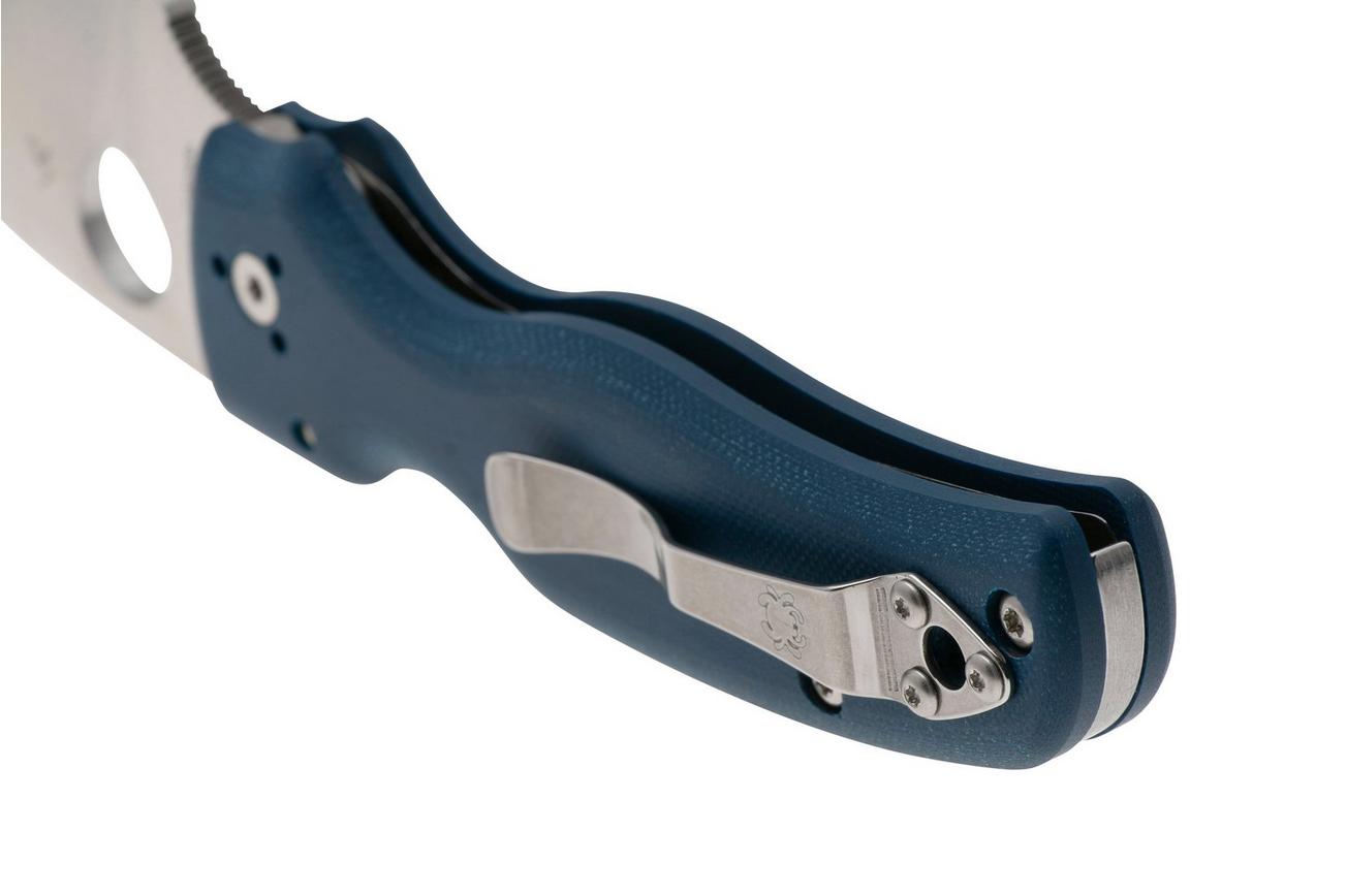 Spyderco Shaman Cobalt Blue CPM SPY27 C229GPCBL zakmes, Sal Glesser design