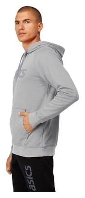 Sweat à capuche Asics Big Logo Gris