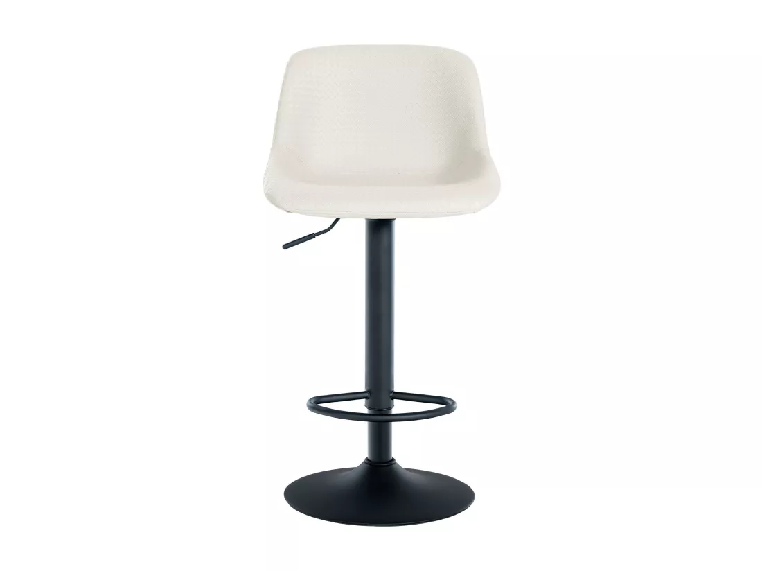Lot de 2 Tabouret de bar - Similicuir - Crème - Loft
