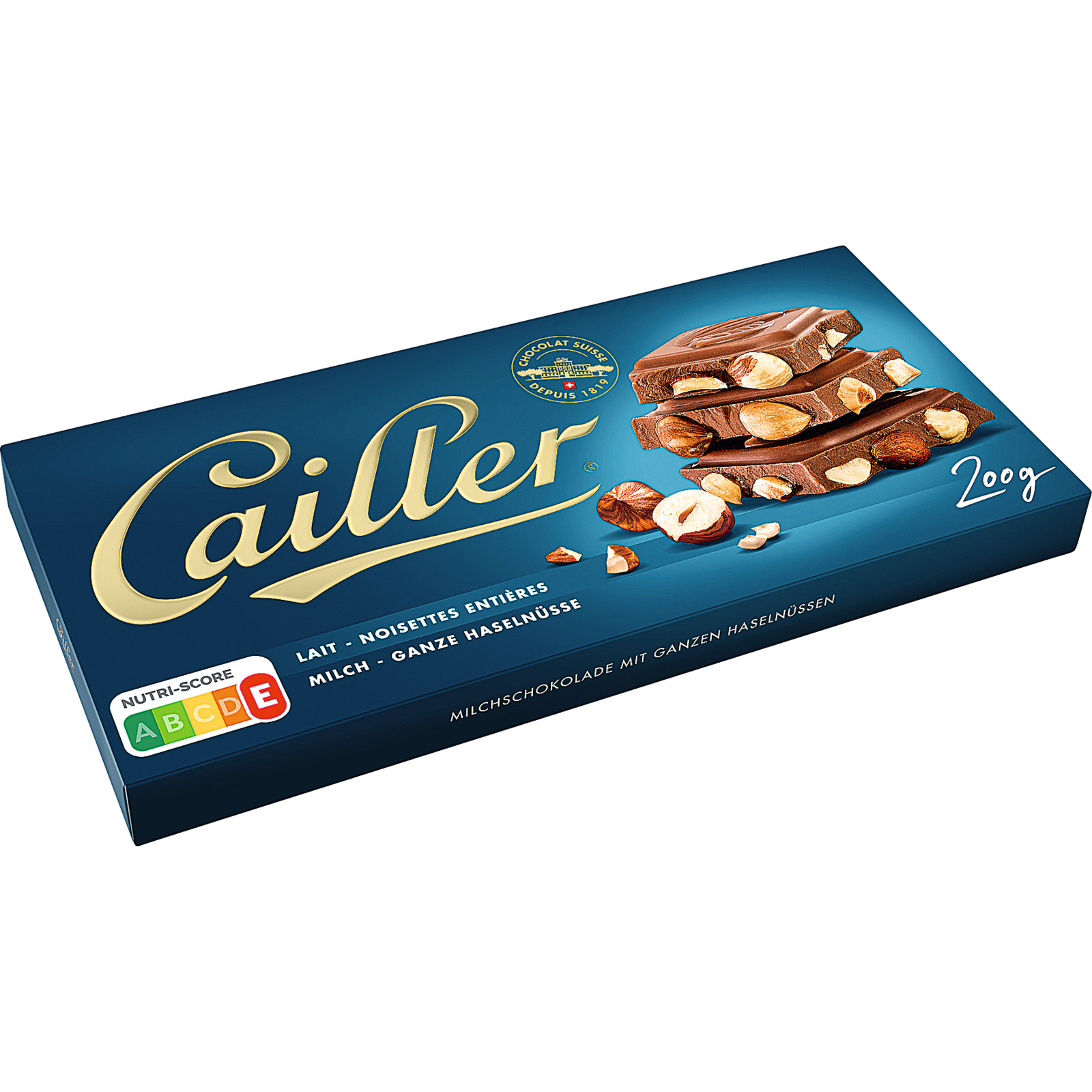 Cailler Tafelschokolade Milch & Nuss 2 x 200 g