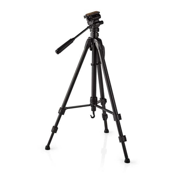 Nedis Stativ | Maksimal lastekapasitet: 3.0 kg | Minimum arbeidshøyde: 60.0 cm | Maksimal arbeidshøyde: 165.0 cm | 3 Segmenter | Pan & Tilt | Reiseves