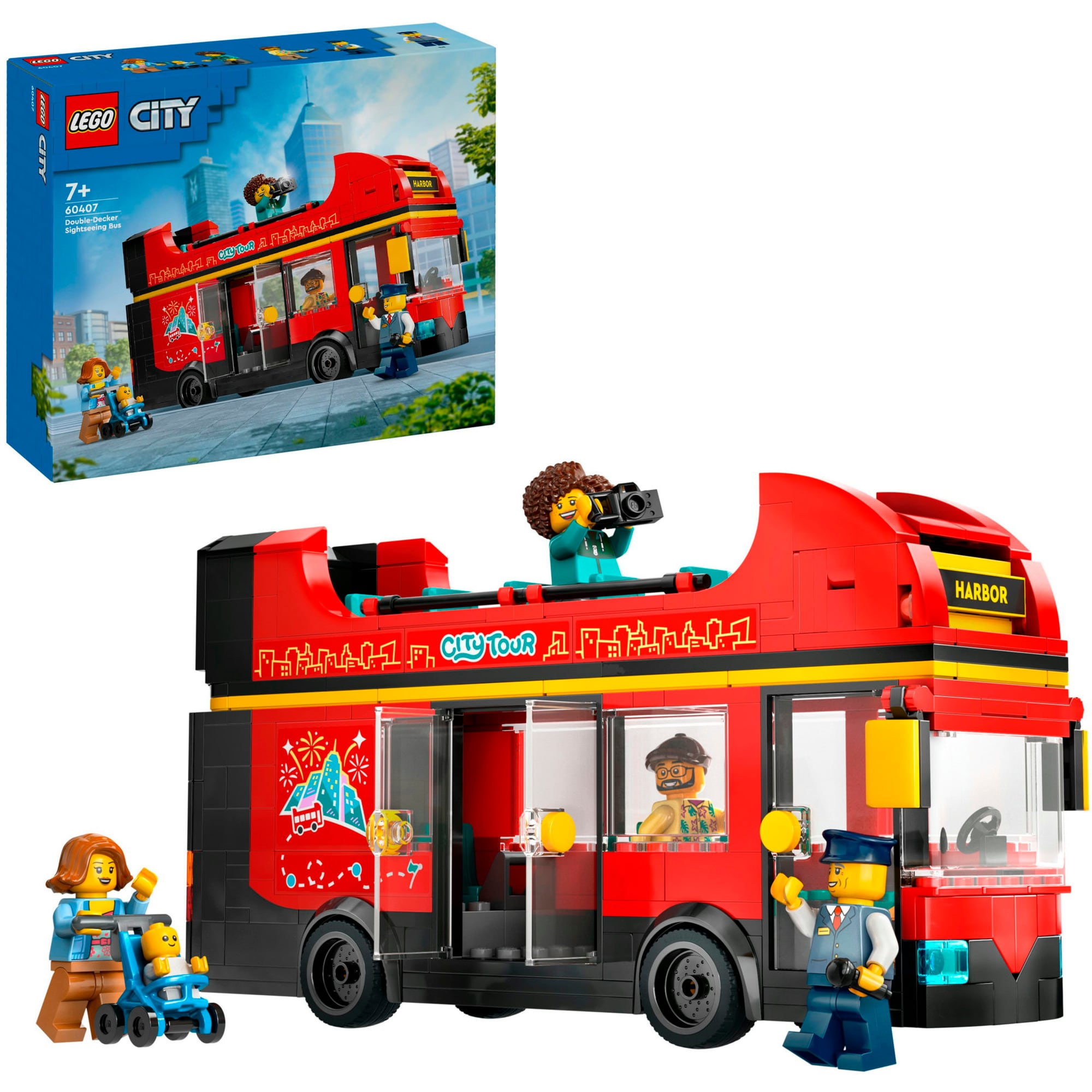 LEGO Konstruktionsspielzeug City Doppeldeckerbus