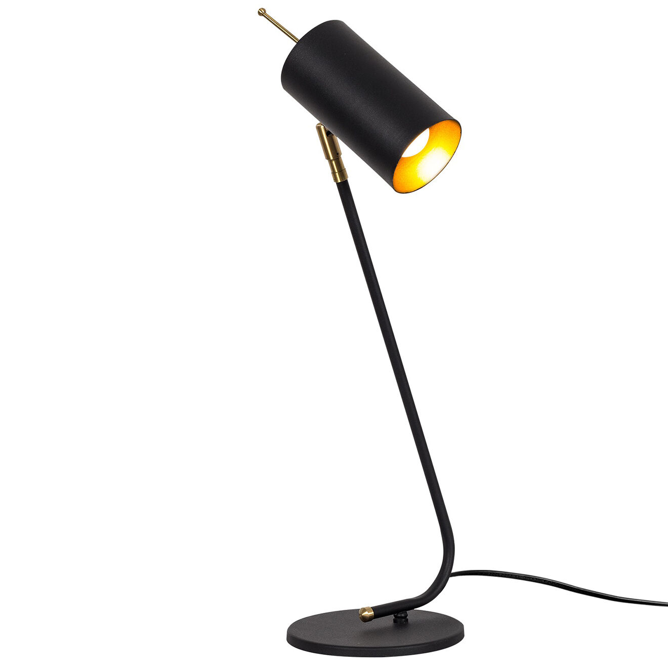 Sheen Lampe de table Sivani  noir/doré - 8x26x55 cm