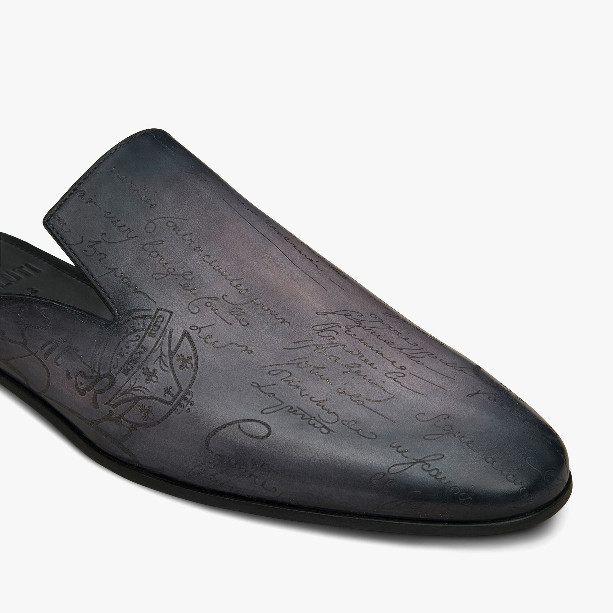 Mule Cyrus En Cuir Scritto