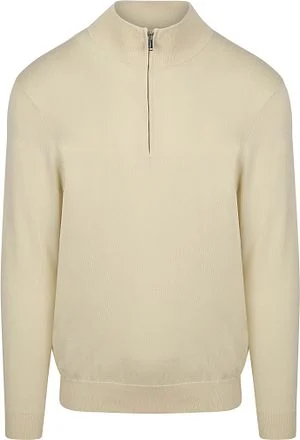 Profuomo Half Zip Pullover Luxury Off White PP2J00010D-E kopen