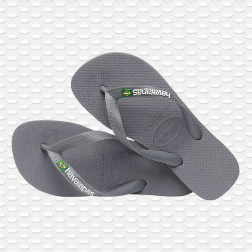 Tongs Brasil Logo Gris