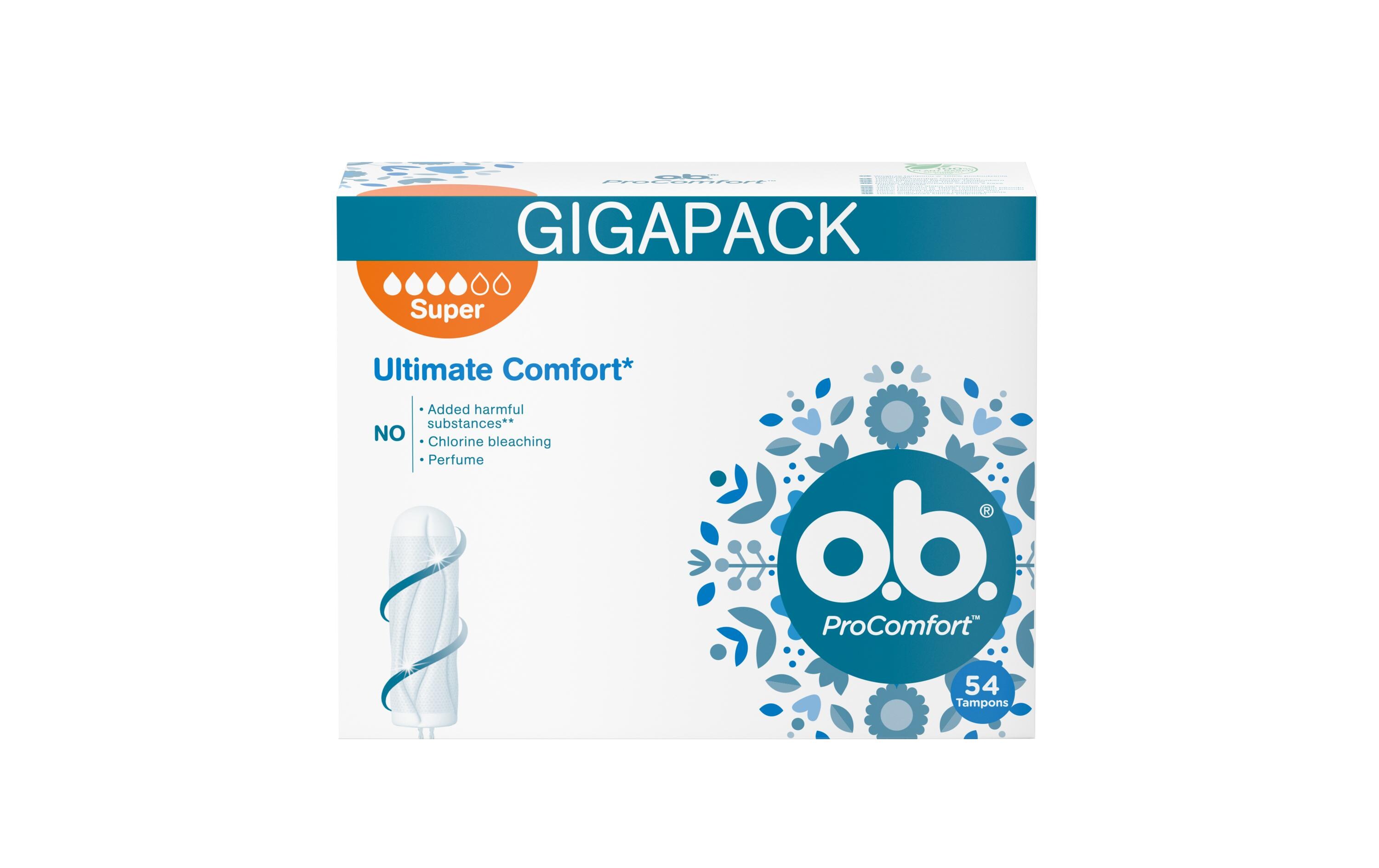 Tampons Pro Comfort Super 54 StückTampon für starke Tage