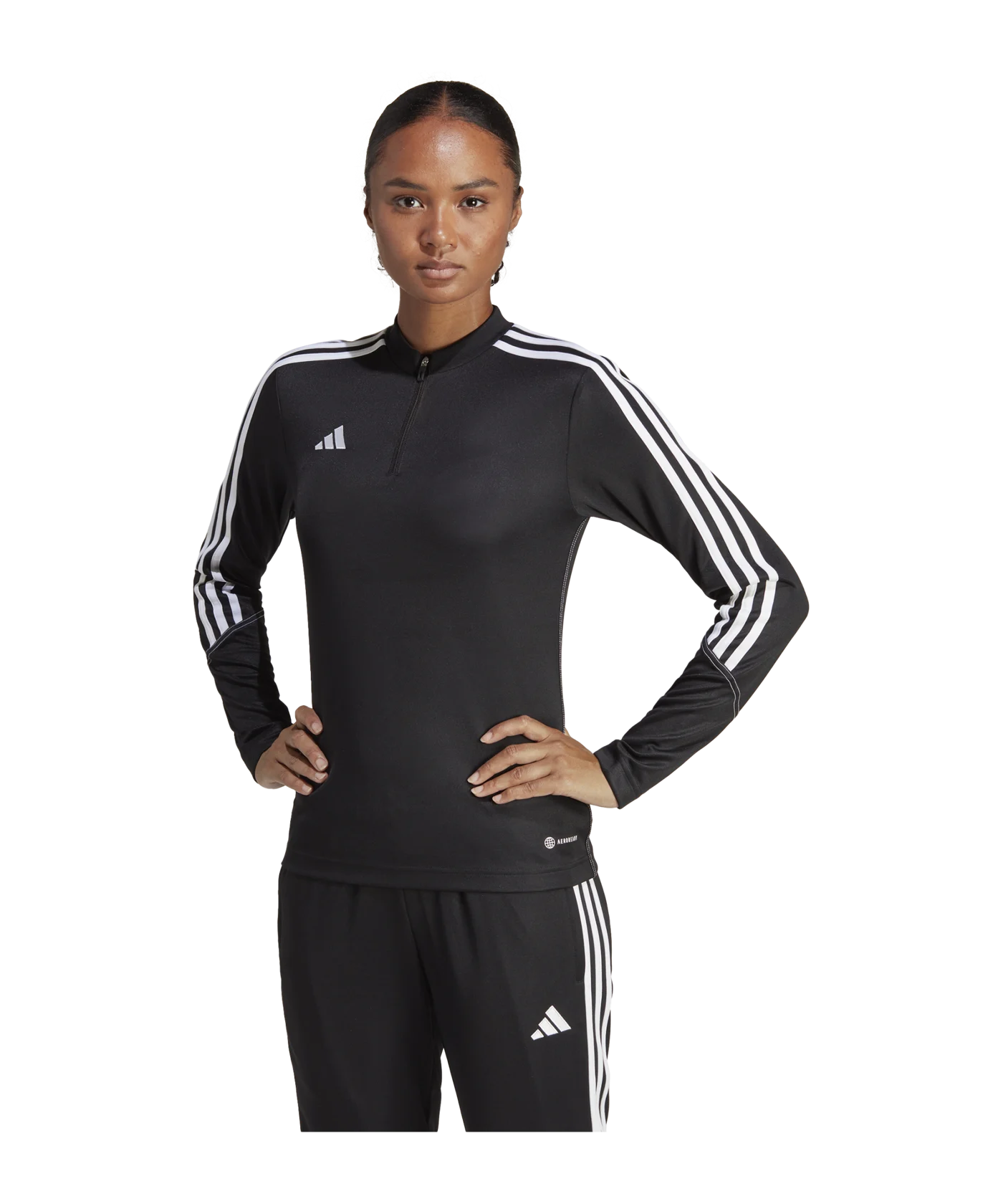 adidas Tiro 23 Track Top Damen Schwarz Weiss