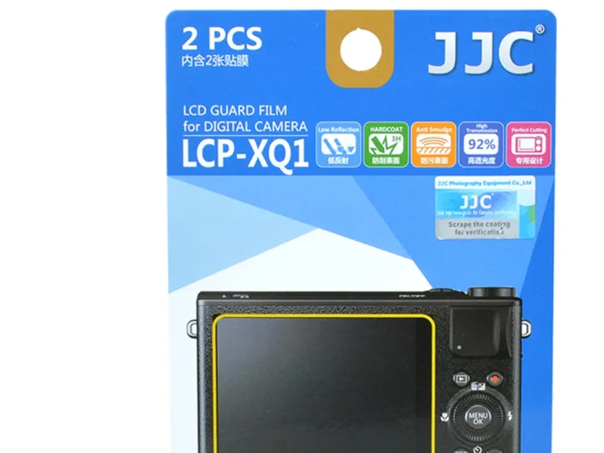 JJC LCP-XQ1, Transparent, Fujifilm, XQ1/XF1, Polyethylenterephthalatfolie (PET), Ridseresistent, 12 g