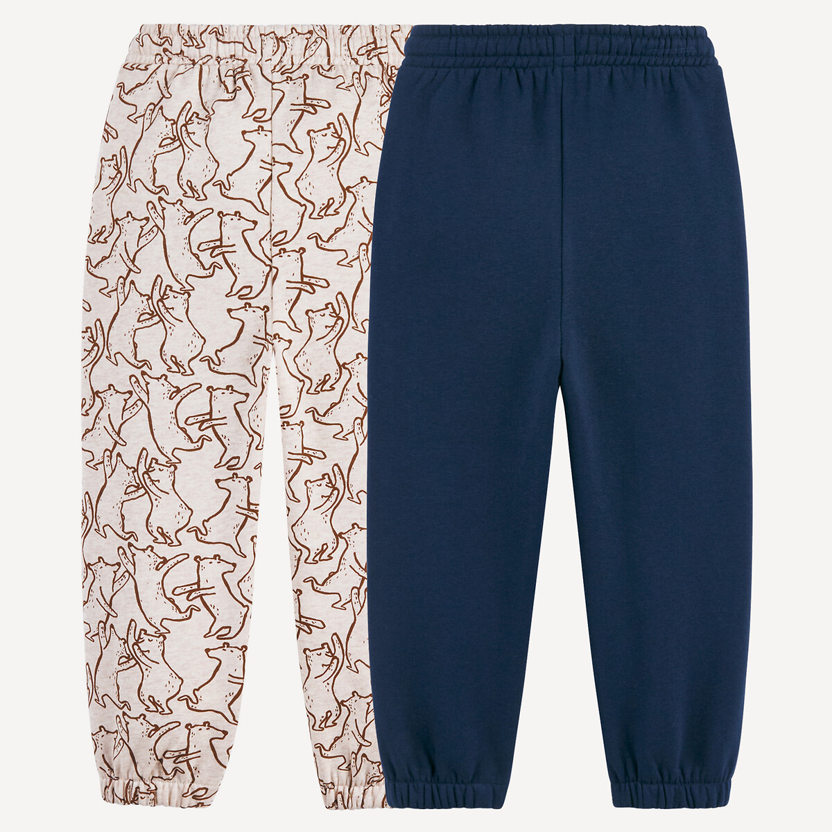COLEÇÃO LA REDOUTE<br>Conjunto de 2 calças de moletom