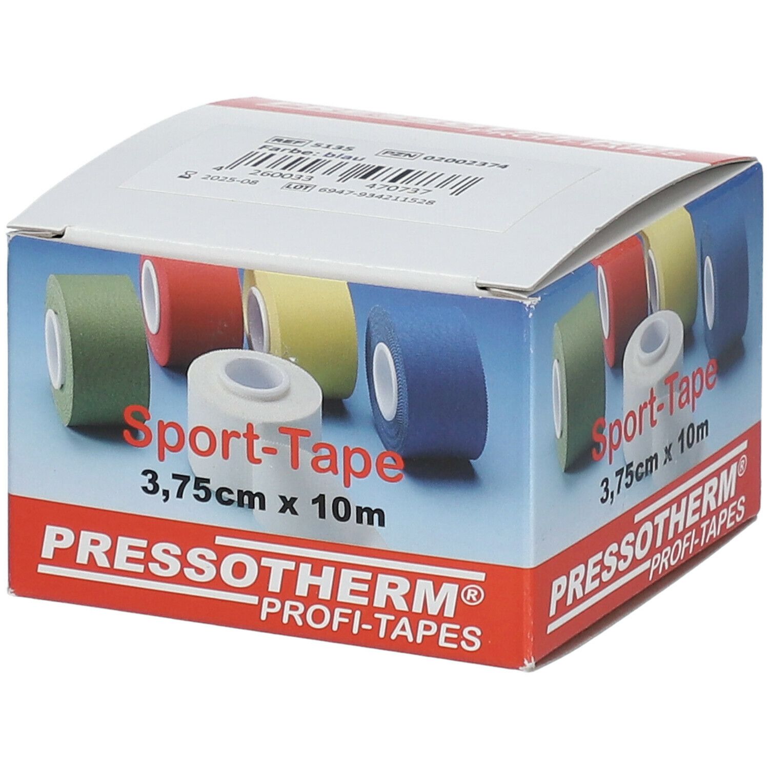 Pressotherm® Sport-Tape 3,8 cm x 10 m blau