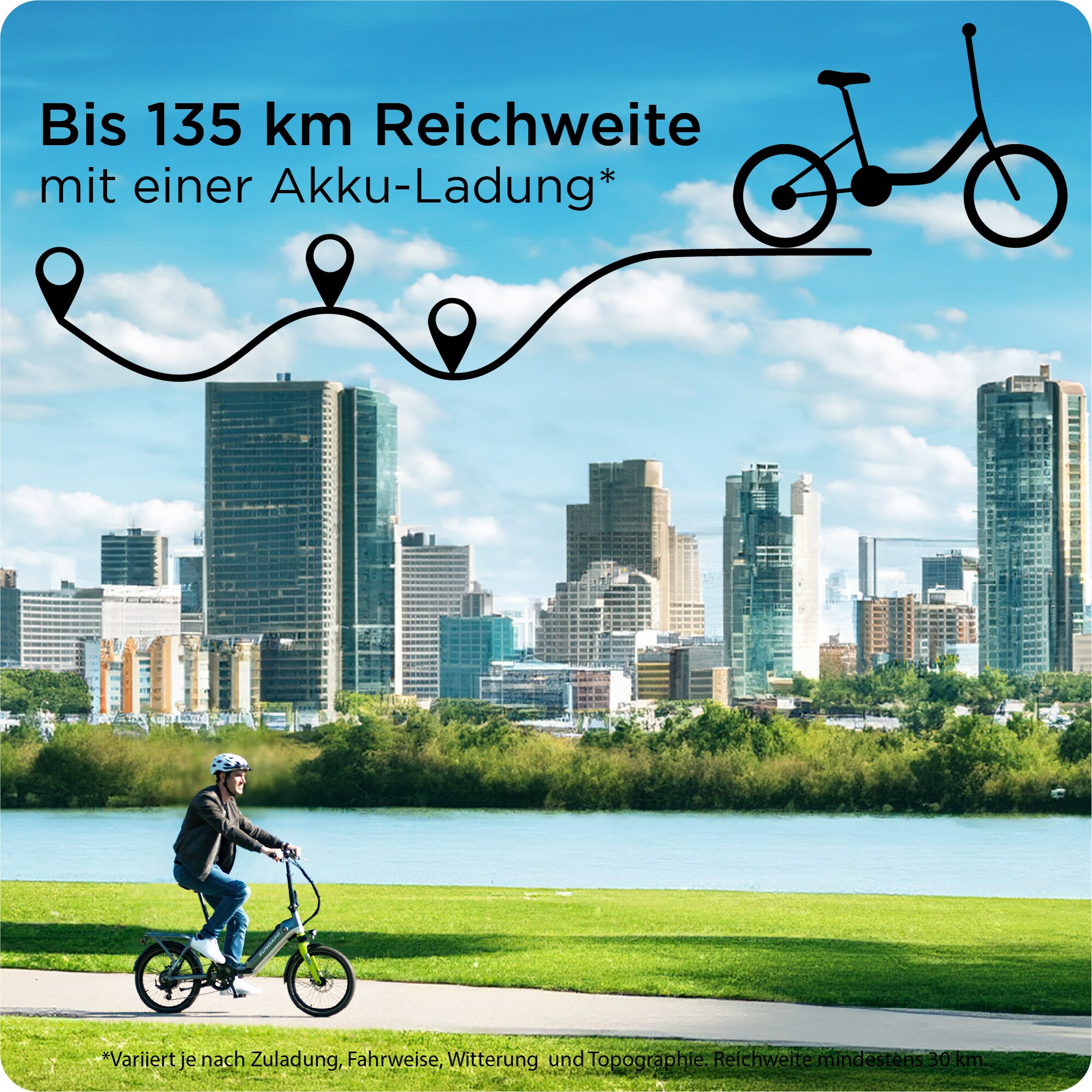 Zündapp ZT20R Ebike Klapprad für Erwachsene 145 - 180 cm Pedelec für Damen und Herren 20 Zoll mit 6 Gängen Elektro Bike Faltrad