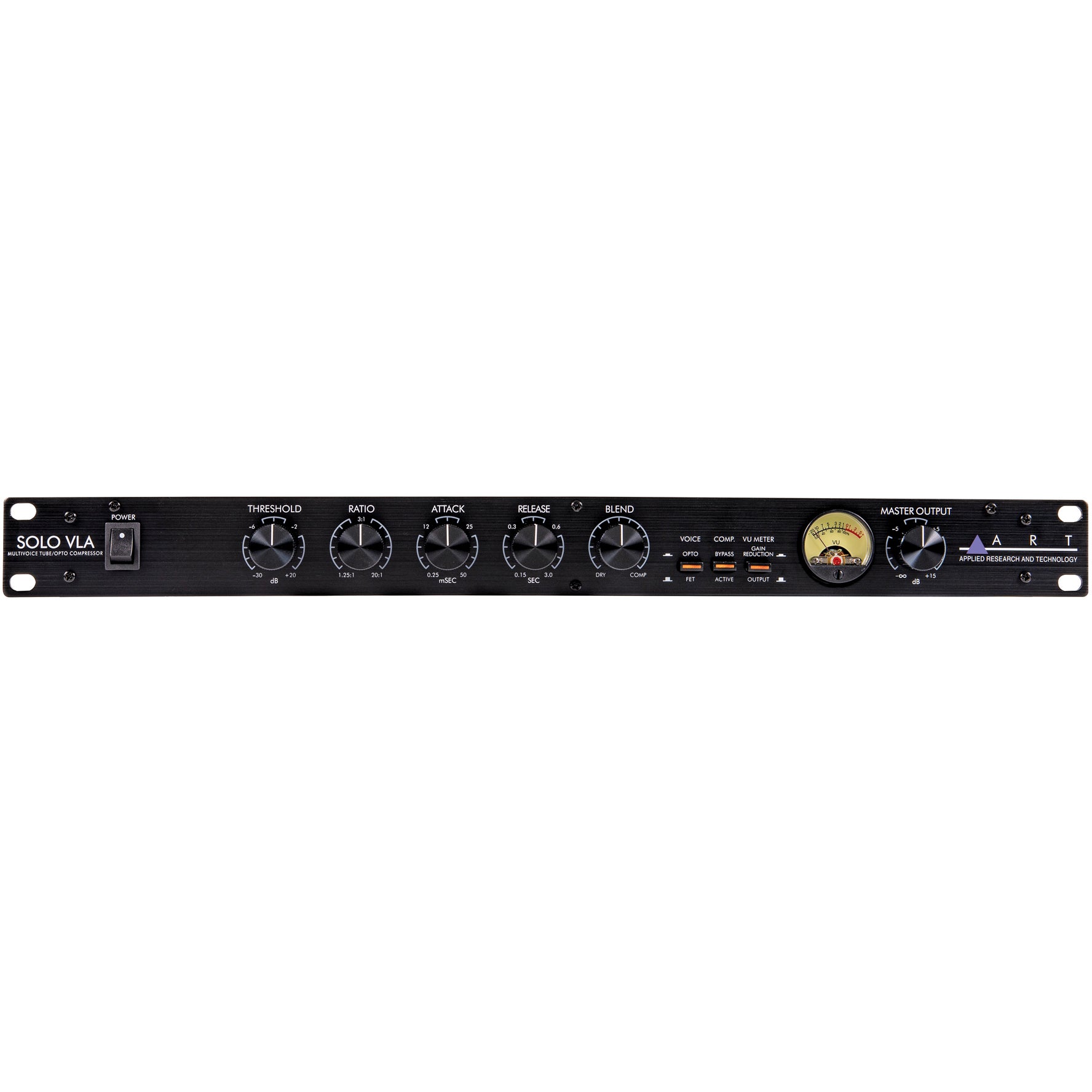 ART Solo VLA Single-Channel Rackmount Multi-Voice Tube Opto/Compressor