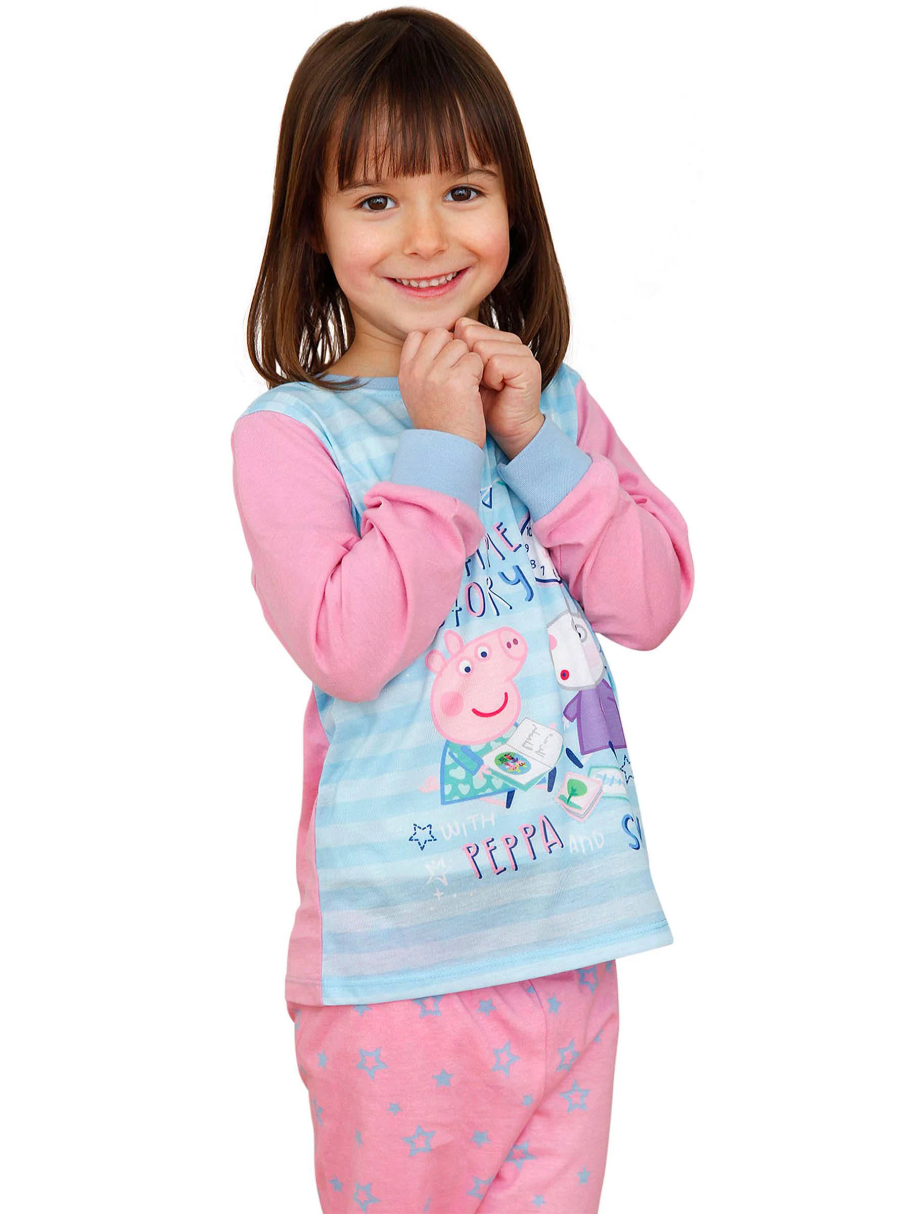 Personage 100% katoenen Peppa Pig badjas en pyjamaset