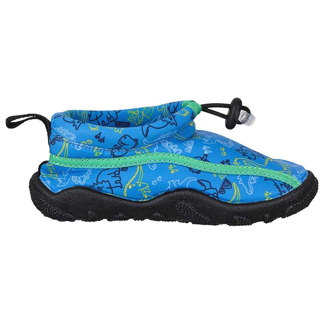 Badeschuhe DINO in leuchtblau