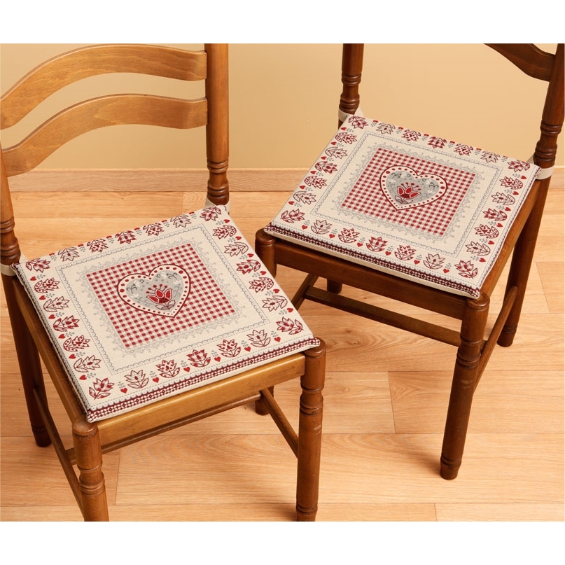 Galettes de chaises gobelin : Lot de 2 ou 4