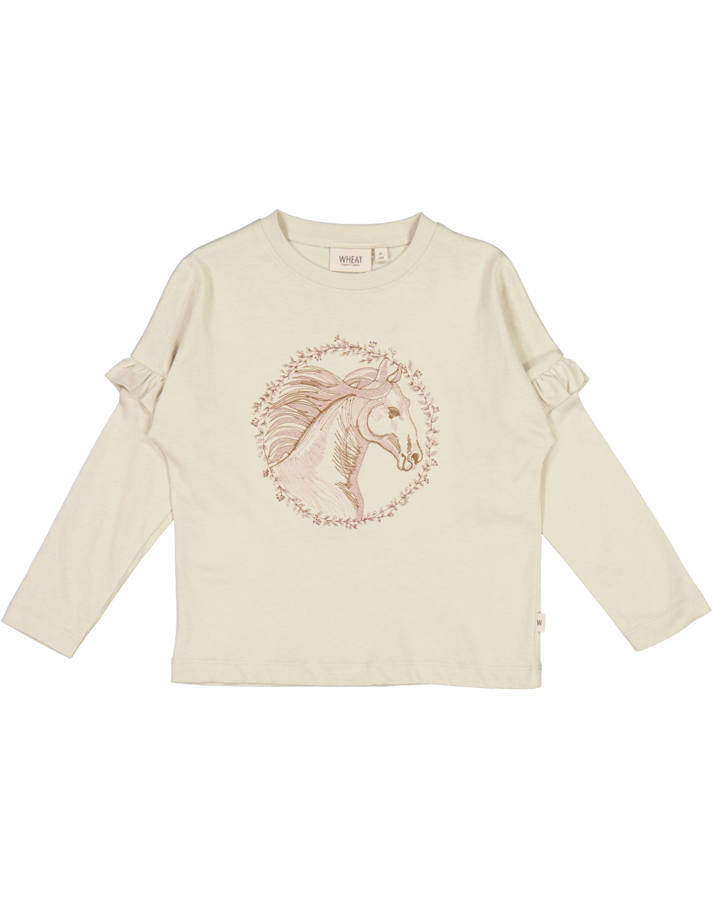 Langarmshirt HORSE CIRCLE in fossil