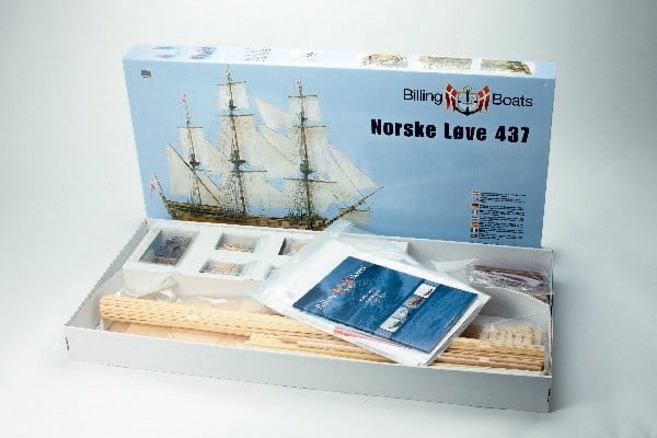 Billing Boats - Norske Løve 1:75 - Wooden hull - (428326)