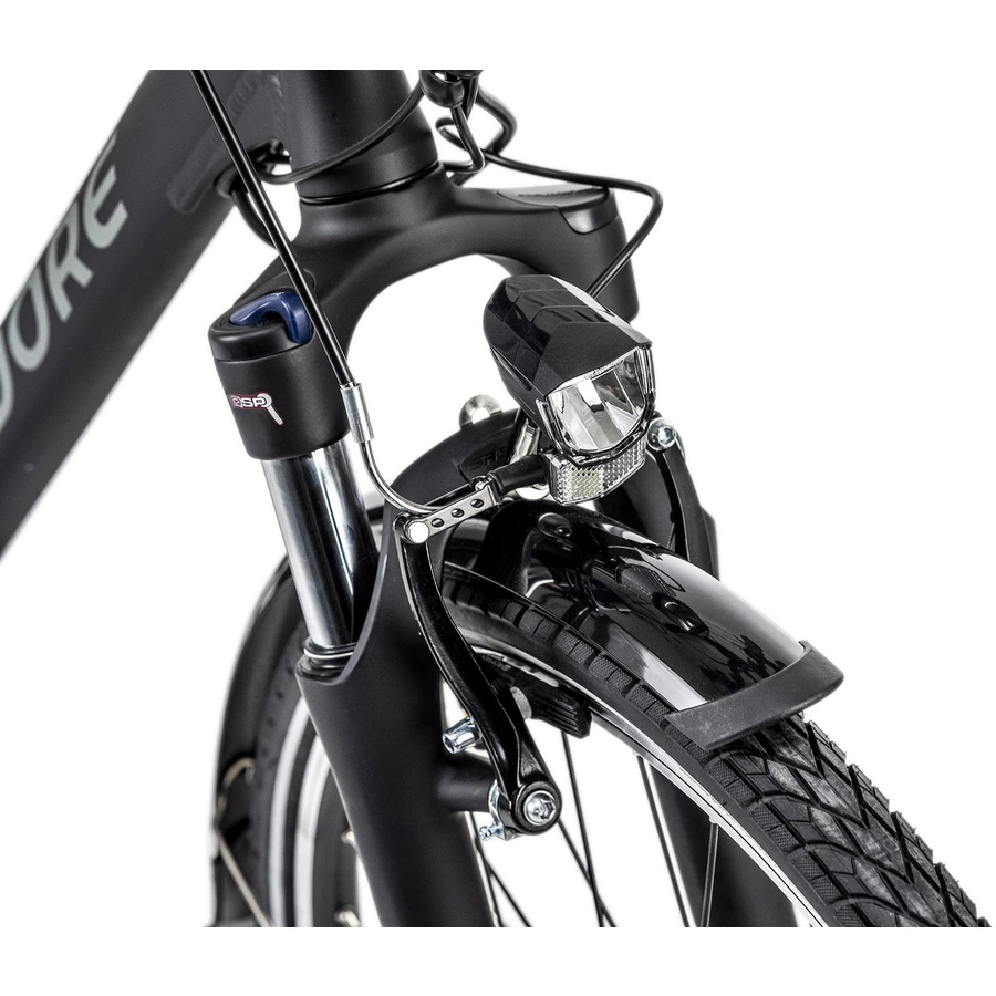 Adore Pedelec E-Bike Herren Cityrad 28'' Adore Marseille schwarz schwarz
