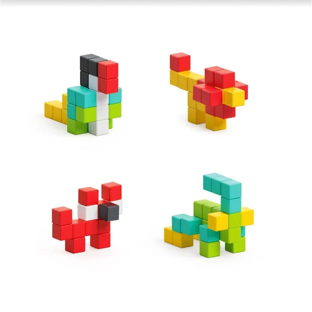 Pixio magnetische blokjes – 25st