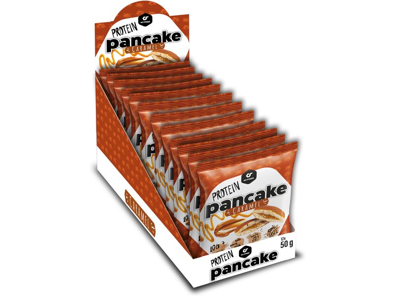Go Fitness Nutrition Protein Pancake 12 x 50 g, Caramel Protein-Pfannkuchen