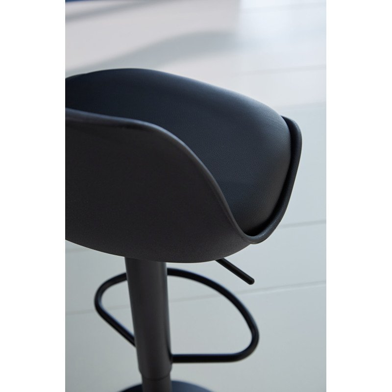 Tabouret Kocy - Réglable en hauteur - Pied noir