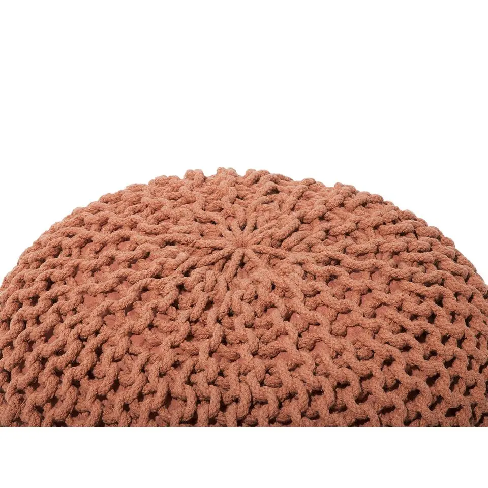 CONRAD - Poef - Koper - 50 cm - Katoen