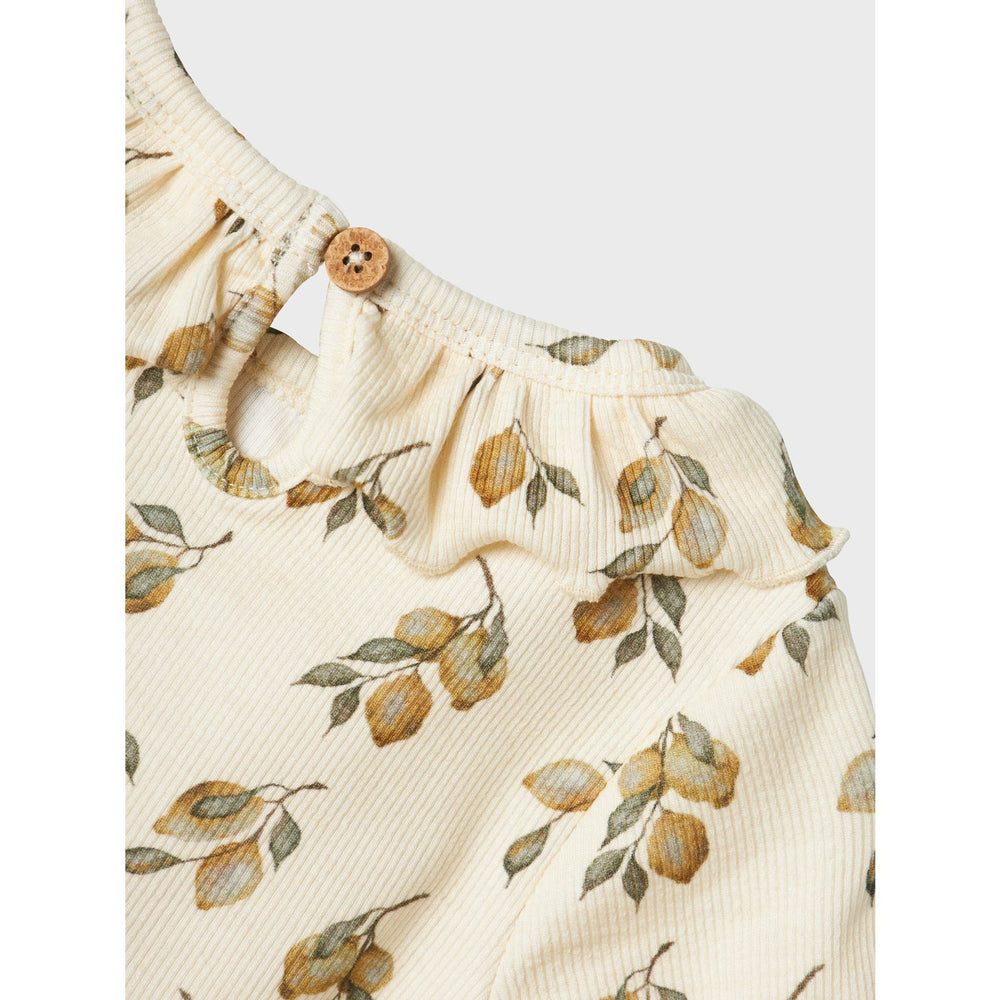 Køb Lil'Atelier Turtledove Lemon Gavo Eug Slim Bluse