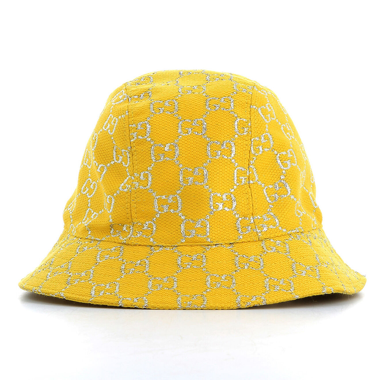 Gucci Chapeau en Laine & tweed jaune Etat: Neuf