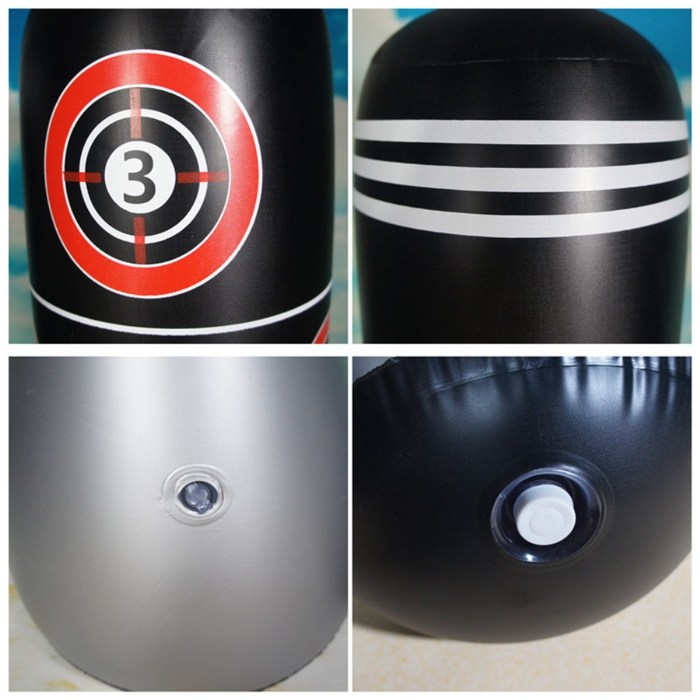 (150cm) Aufblasbarer Freistehender Standboxsack Trainings Boxsack für Kinder / Erwachsene (Taekwondo / Karate)