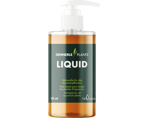 DENNERLE PLANTS Vloeibare aquariumplantenmeststof 125 ml met ijzer, kalium en sporenelementen voor alle beplante aquaria