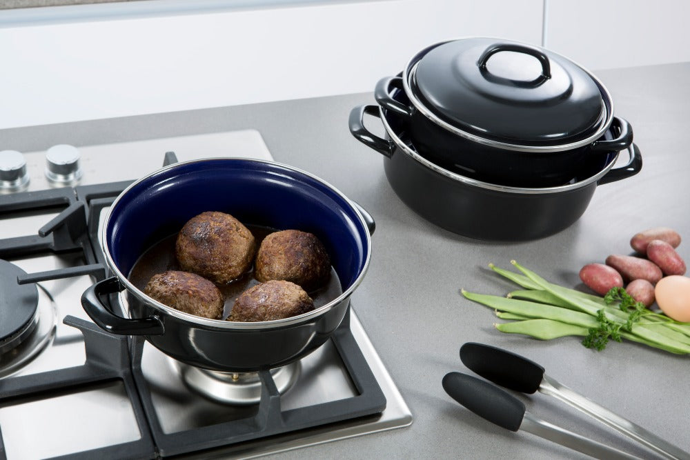 Fortalit braadpan Black