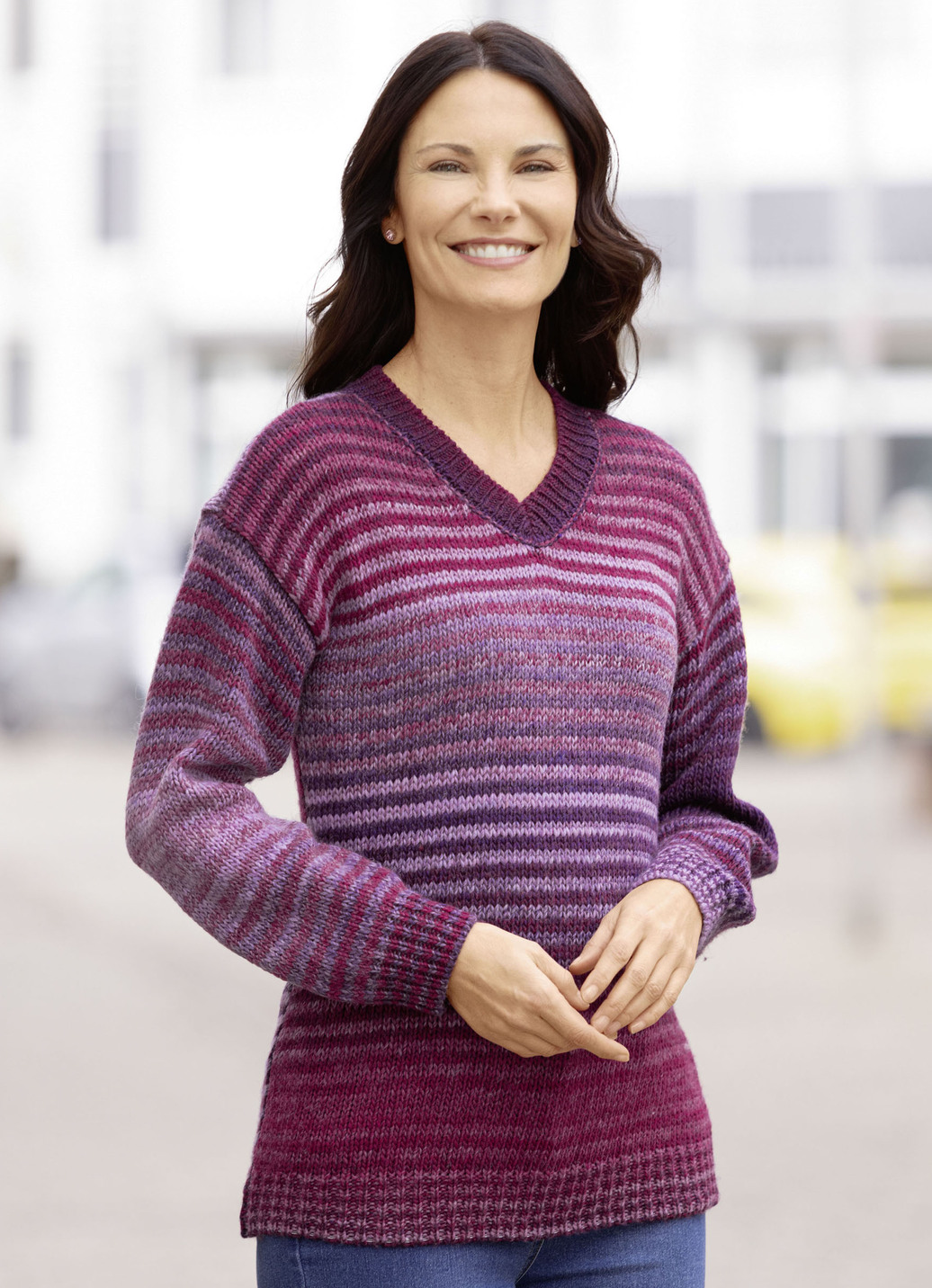 Pullover mit Farbverlauf