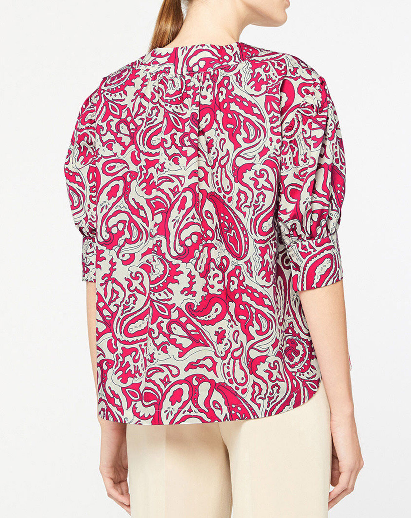 Jodhpur Top 100% Coton bio Pipa imprimé rose