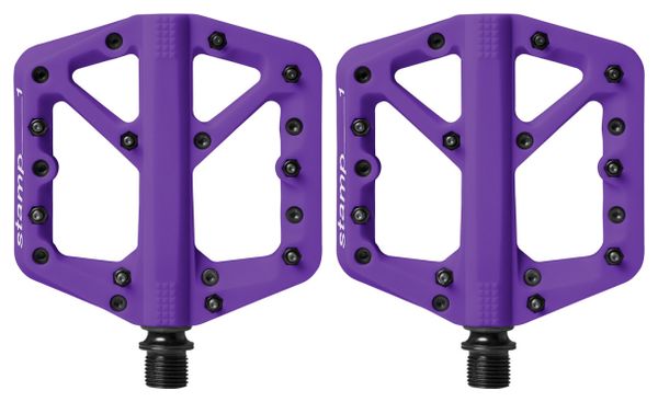 Paire de Pédales Plates Crankbrothers STAMP 1 Violet