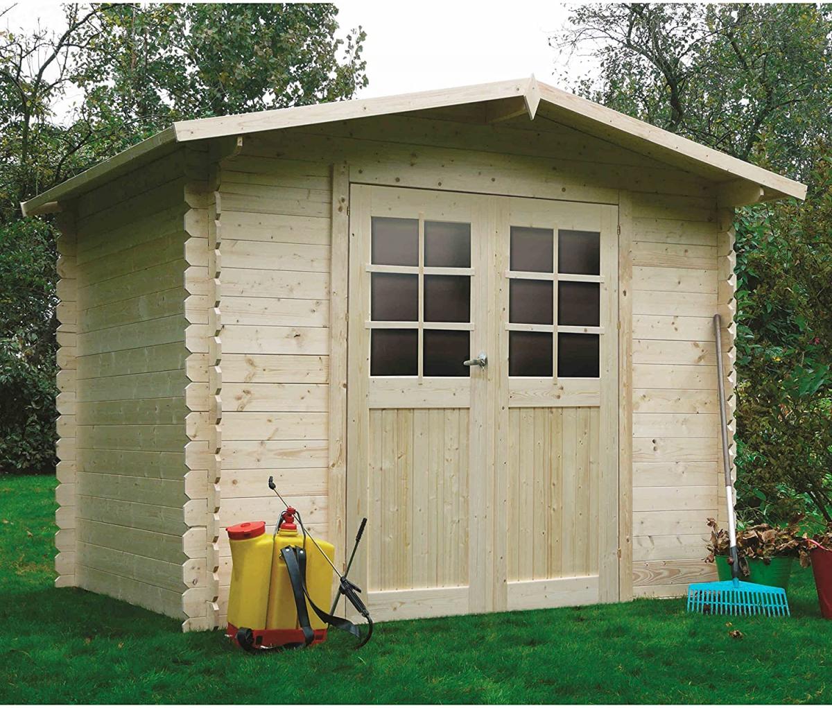 Superia dresden abri de jardin en bois 198x248x218cm