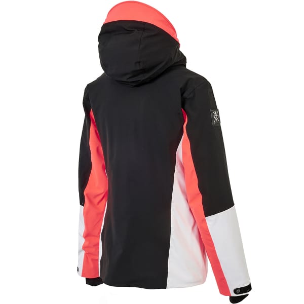 Veste de ski WATTS FICTION W BLACK/CROSS FLUO PINK